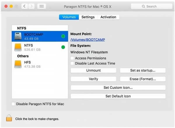 Download Paragon NTFS full crack free