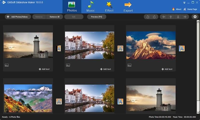 Download aplikasi Slideshow Maker dari Gilisoft