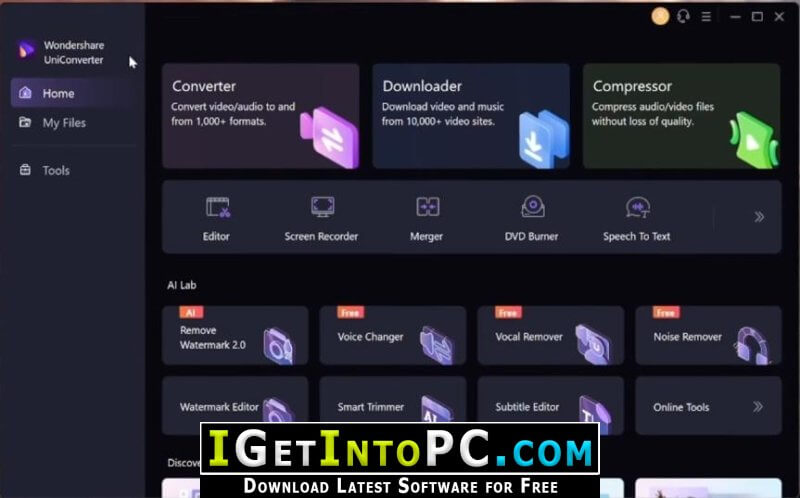 Wondershare UniConverter 15.5.14.110 (Windows)